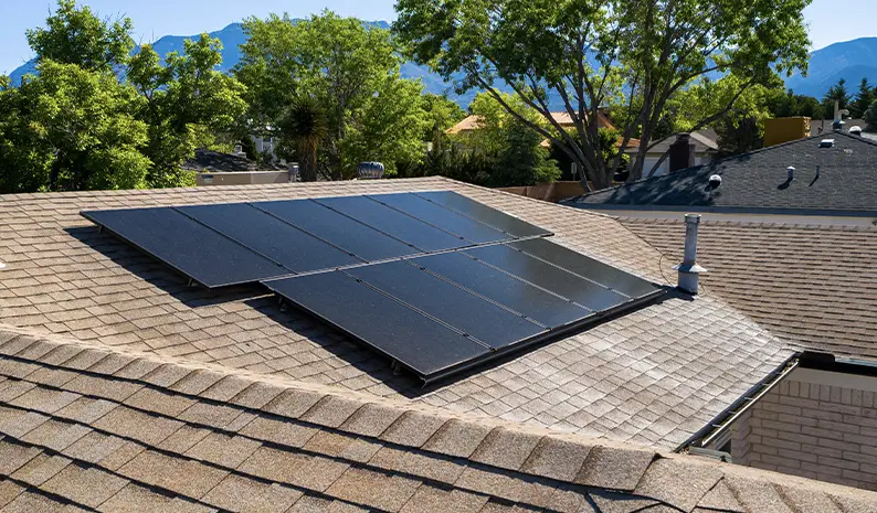 Composite shingle installation